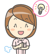 納得する女性の画像